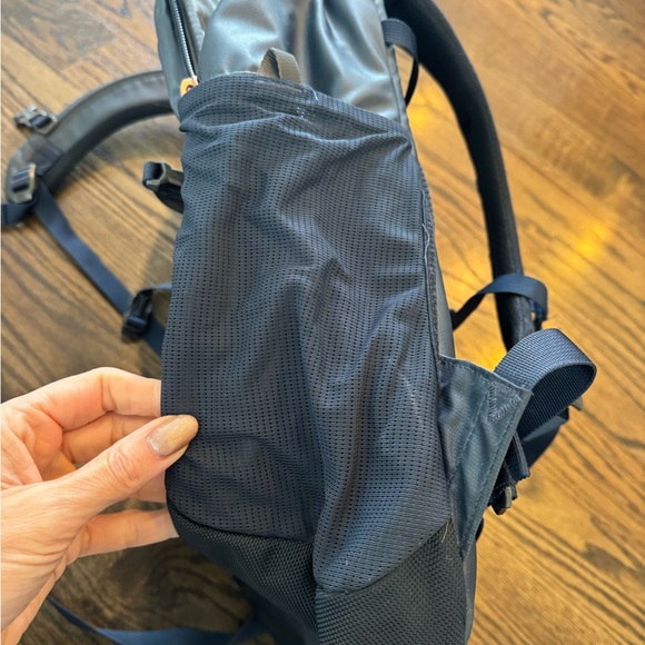 The North Face Navy and Rose Gold  Backpack